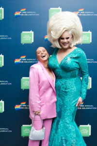 BRING CHANGE TO MIND 3rd ANNUAL PRIDE CELEBRATION: Annie Starke & Nina West: Photo by Brooke Bell