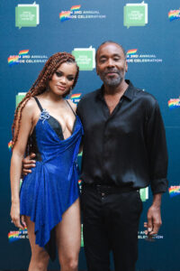 BRING CHANGE TO MIND 3rd ANNUAL PRIDE CELEBRATION: Lee Daniels and Andra Day: Photo by Brooke Bell