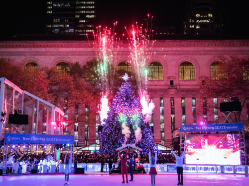 BANK OF AMERICA WINTER VILLAGE TREE LIGHTING