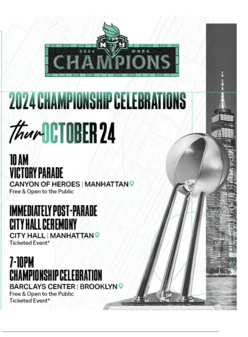 New York Liberty 2024 Championship Celebrations