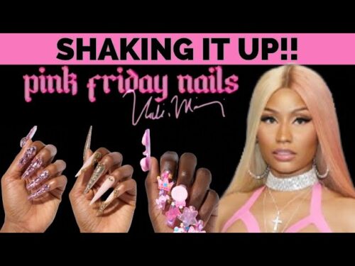 Pink Friday Nails by Nicki Minaj’s NYC Pop-Up
