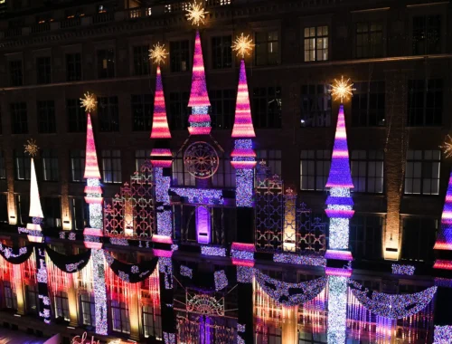 SAKS HOLIDAY WINDOWS AND LIGHT DISPLAY