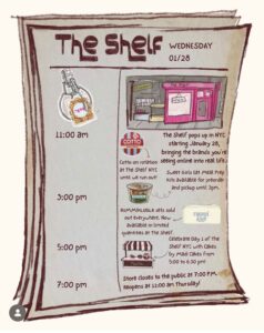 THE SHELF POP UP -NYC