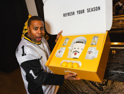 Following the "Seven Stages of Defeat" campaign in 2025, the Jim Beam & Lemonade Kit is part of the brand's 2026 "Refresh Your Season" campaign starring Thompson, which debuted in a campaign spot during the Netflix NFL Christmas Day games this past December.