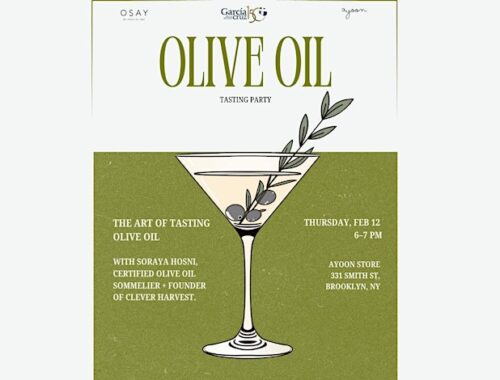 OSAY x AYOON invite you to: The Art of Tasting Olive Oil with Soraya Hosni