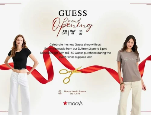 Guess Grand Opening at Macy's HSQ