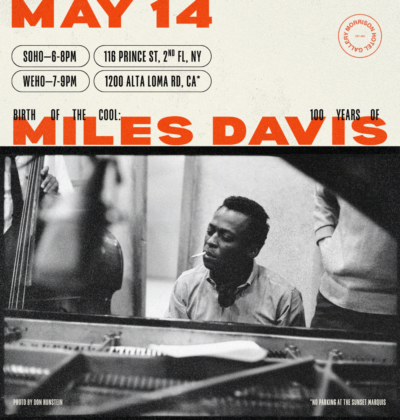 Birth of The Cool: 100 Years of Miles Davis (Opening Reception, NYC)