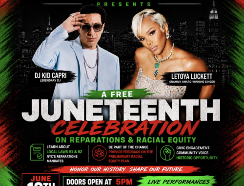 Award-winning Singer LeToya Luckett Juneteenth Celebration on Reparations & Racial Equity