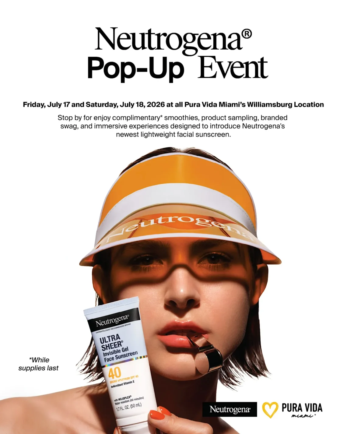 Neutrogena® x Pura Vida Miami Pop-Up Experience