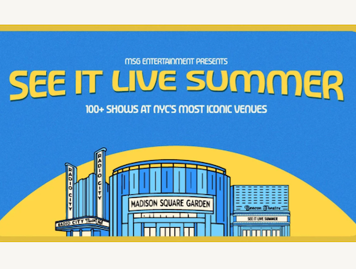 See It Live Summer: Activations, PopUp's & Shows