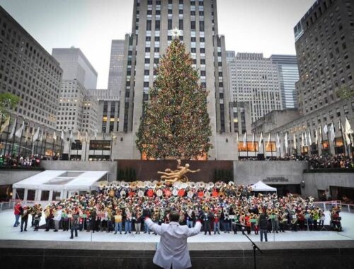 Annual Merry Tuba Christmas at Rockefeller Center