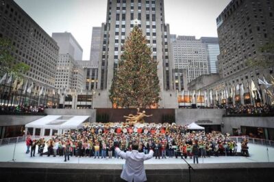 Annual Merry Tuba Christmas at Rockefeller Center