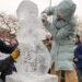 Governors Island Winter Ice Sculpture