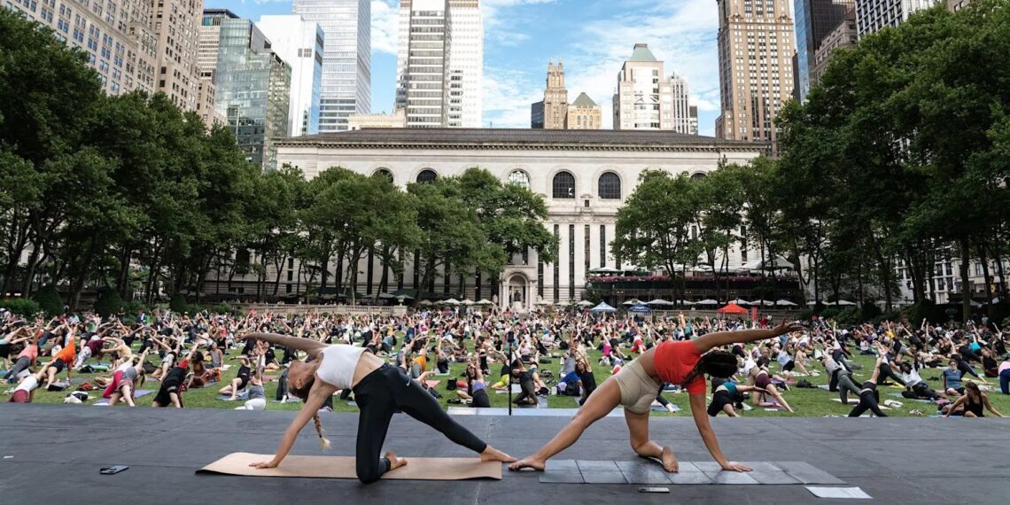 Bryant Park Yoga Presented by Halara
