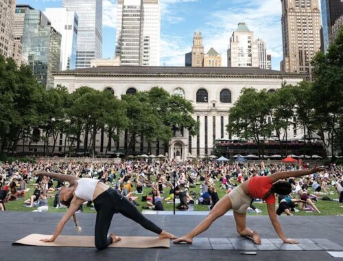 Bryant Park Yoga Presented by Halara