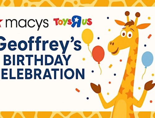 Geoffrey’s In-Store Birthday Bash Celebrations @Macy's