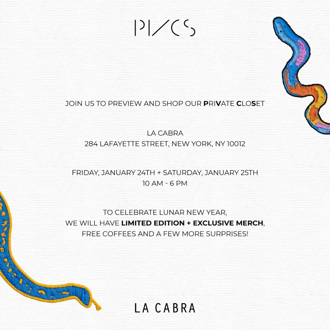 PVCS Pop-Up at La Cabra