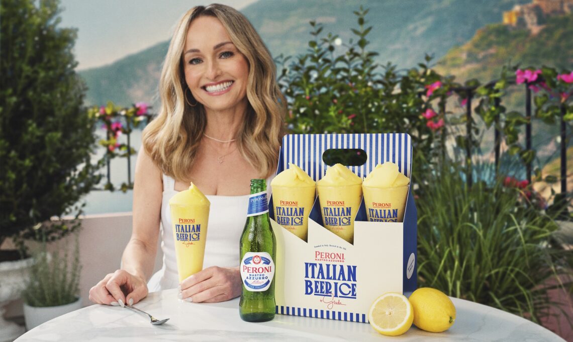 PERONI NASTRO AZZURRO AND GIADA DE LAURENTIIS A TASTE OF ITALIAN SUMMER :NEW PERONI ITALIAN BEER ICE