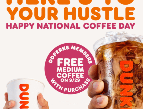 FREE COFFEE- Happy National Coffee Day @DUNKIN