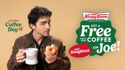 KRISPY KREME® AND JOE JONAS SPIN NATIONAL COFFEE DAY INTO NATIONAL COFFEE WEEKEND