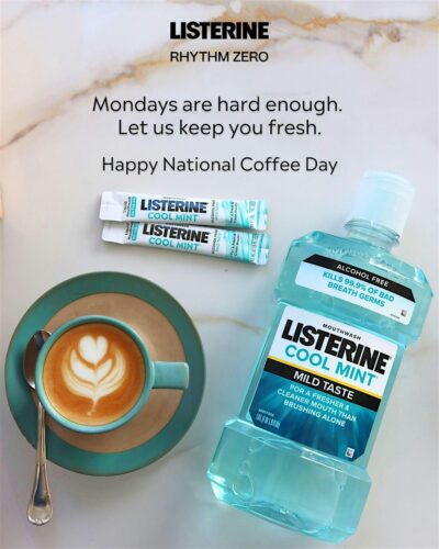 Celebrate National Coffee Day with LISTERINE®!