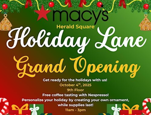 Macy's Holiday Lane Grand Opening