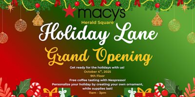 Macy's Holiday Lane Grand Opening