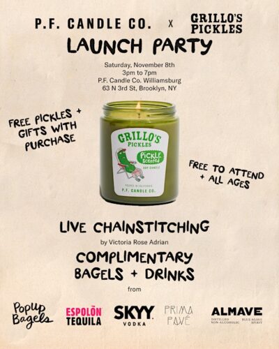 Grillo's x P.F. Candle Co. Launch Party