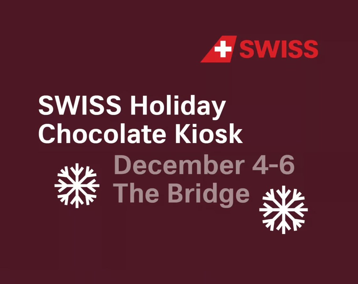 SWISS Holiday Chocolate Kiosk