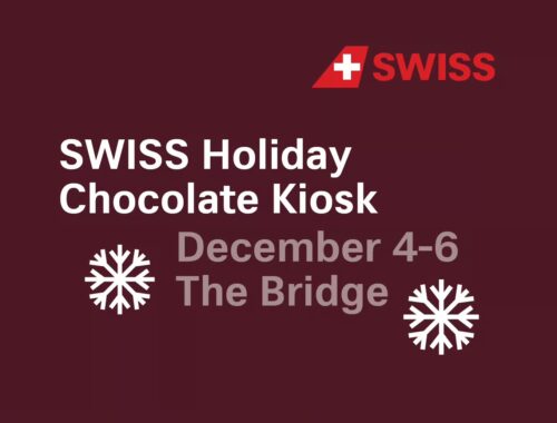 SWISS Holiday Chocolate Kiosk