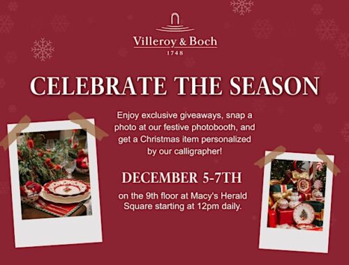 Villeroy and Boch Celebrate the Season Event
