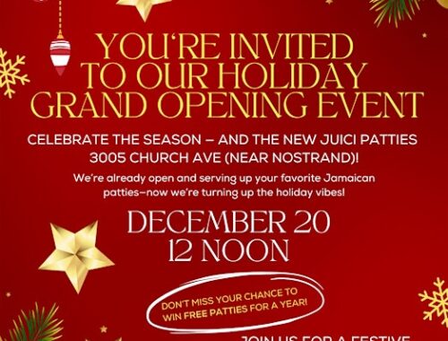 Juici Patties Holiday Grand Opening – Brooklyn