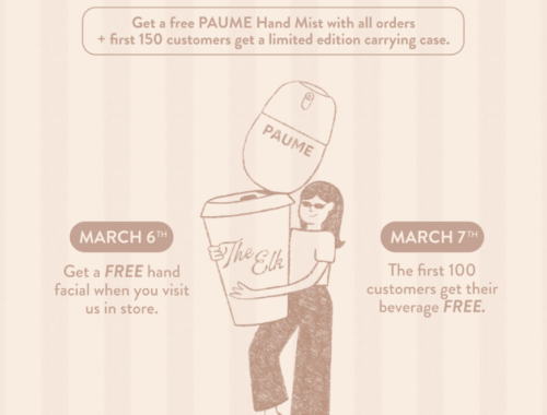 The Elk x PAUME pop-up