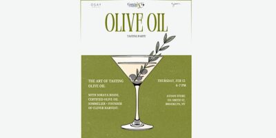 OSAY x AYOON invite you to: The Art of Tasting Olive Oil with Soraya Hosni