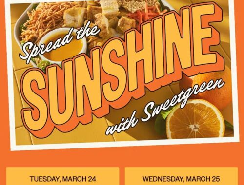 Spread The Sunshine with Sweetgreen