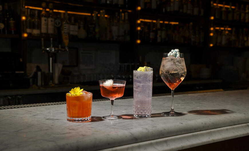 EXCLUSIVE FLEURS DE VILLES HAPPY HOUR COCKTAILS AT EATALY CAFFÈ