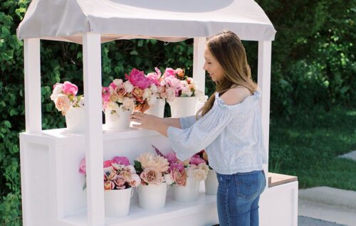 Rag & Bone Flower Cart