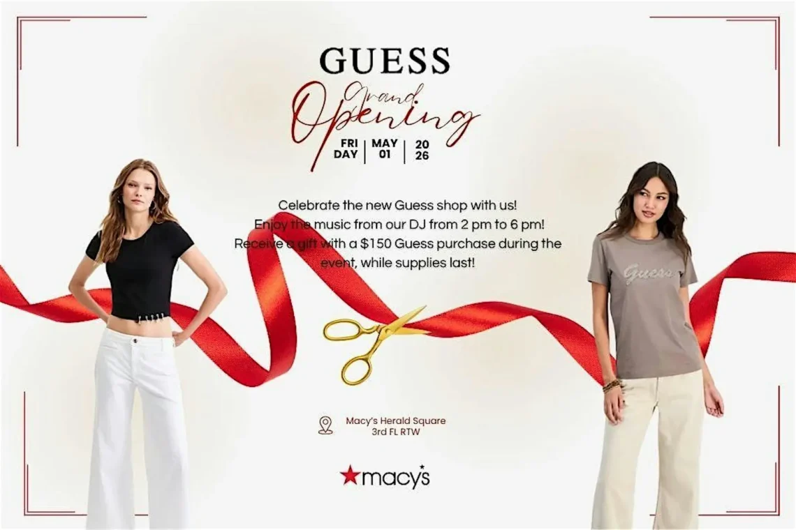 Guess Grand Opening at Macy's HSQ
