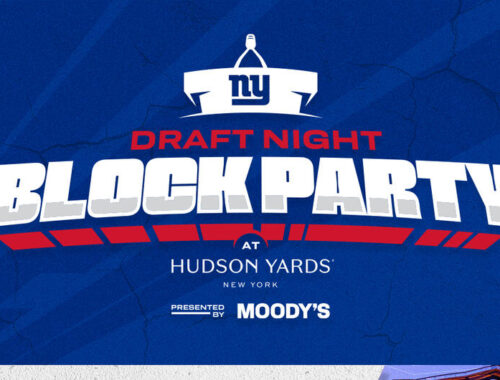 NY GIANTS DRAFT NIGHT BLOCK PARTY
