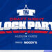 NY GIANTS DRAFT NIGHT BLOCK PARTY