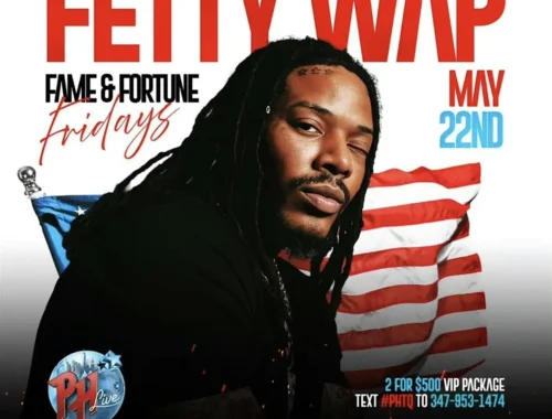 FETTY WAP FAME FOURTUNE FRIDAYS AT PLANET HOLLYWOOD TSQ
