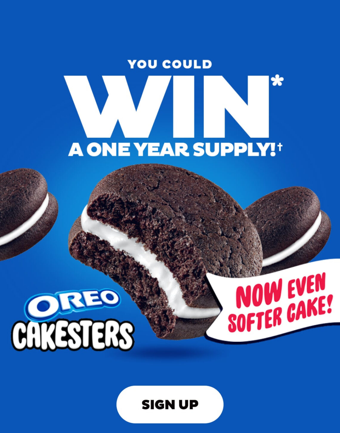 Win One Year's Supply of Oreo's Cakesters