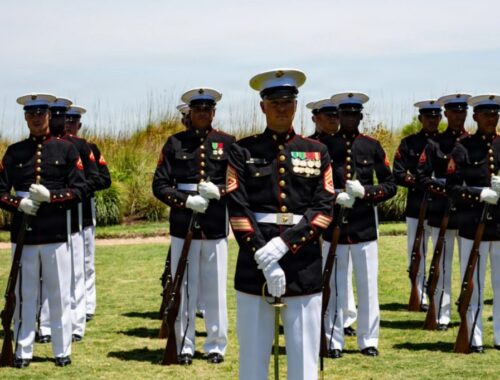 USMC Silent Drill Platoon Performance