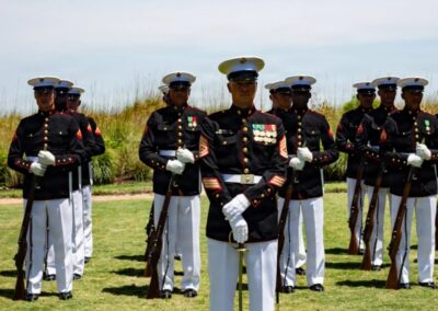 USMC Silent Drill Platoon Performance