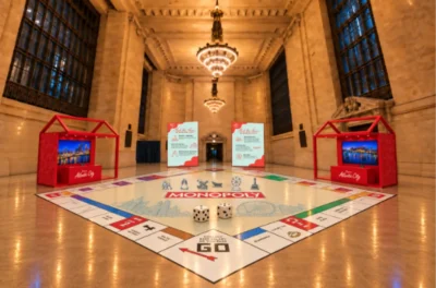 FREE: Life-Sized Monopoly at Grand Central Terminal