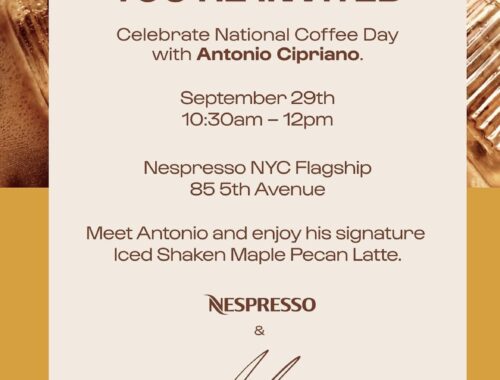 NESPRESSO X ANTONIO CIPRIANO POPUP